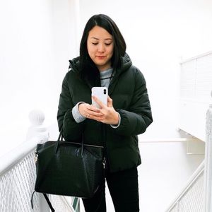 Uniqlo hooded puffer jacket